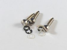 #3076-0 Bridge Saddle Screws, Gloss Nickel