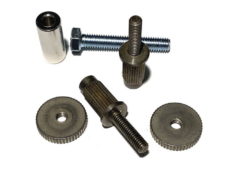 #3116-1 iNsert™ Aged Nickel, “Plus” GERMAN BELL BRASS conversion posts for Gibson® with Nashville and Heritage® with Schaller bridges
