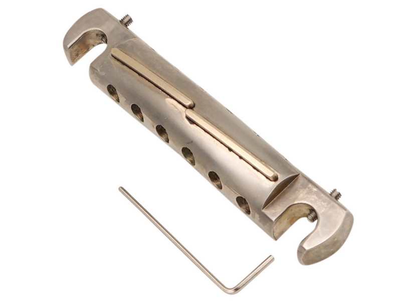 #3320-1 Tone-Bar™ Compensated Wrap Tailpiece/Bridge Aged Nickel - Brass tone bars