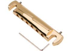 #3320-2 Tone-Bar™ Compensated Wrap Tailpiece/Bridge Gloss Gold – Brass tone bars