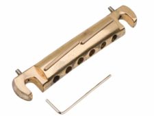 #3320-3 Tone-Bar™ Compensated Wrap Tailpiece/Bridge Aged Gold – Brass tone bars