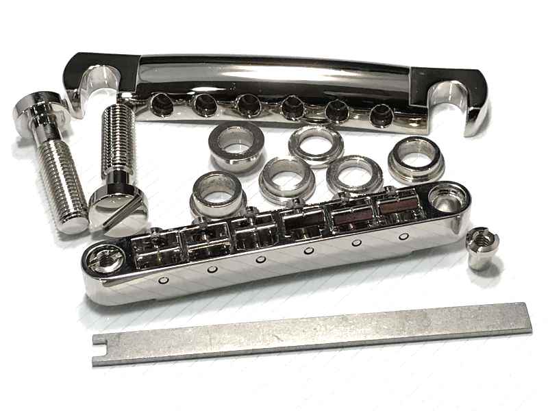 #5016 MASTER KIT Gloss Nickel, for Epiphone/Imports with Direct Mounted Bridge Posts