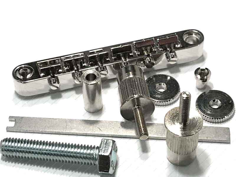 #3031-0-EST Tone-Lock™ Bridge "Plus" Gloss Nickel