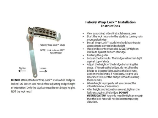 #3350-3 Wrap-Lock™ (INCH) Aged Gold, For Gibson® and other USA made guitars - Image 6