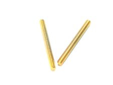 #3084-2-XL Extra Long ABR-1 (6-32) Bridge Posts, Gloss Gold, PAIR