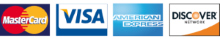 Accepted credit cards