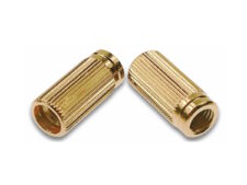 #3088-2 TPI Gloss Gold Imperial Tailpiece/Bridge Stud Bushings, for Kit guitars and others with 11mm bushing holes