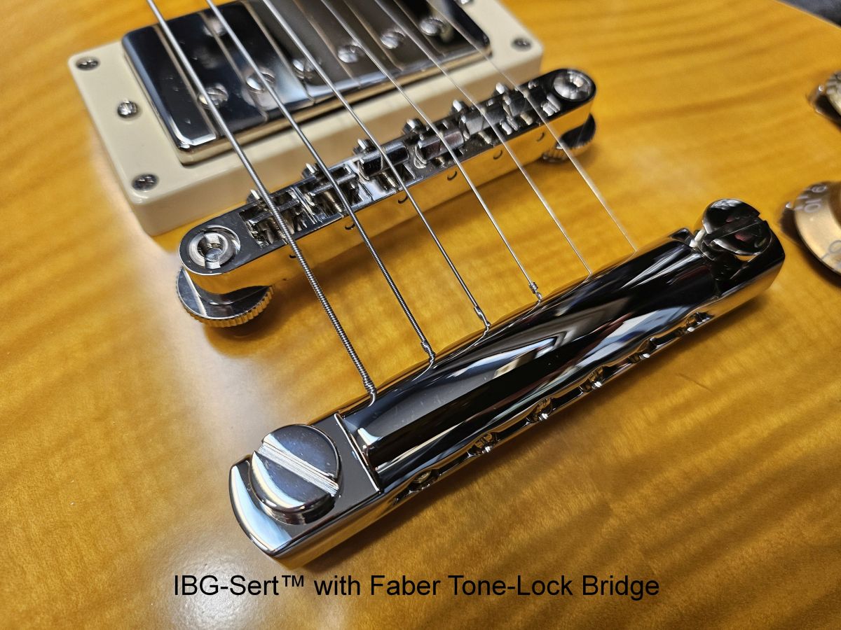 #3118-0 IBG-Sert™ Gloss Nickel, "Plus" GERMAN BELL BRASS conversion posts for Epiphone "Inspired By Gibson" - Image 2
